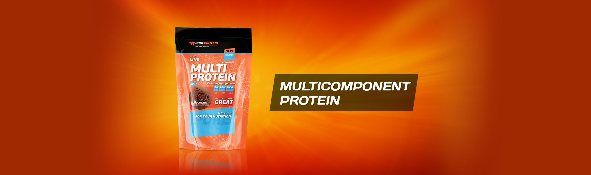 Комплексный протеин Multicomponent Protein Multi Line от Pure Protein