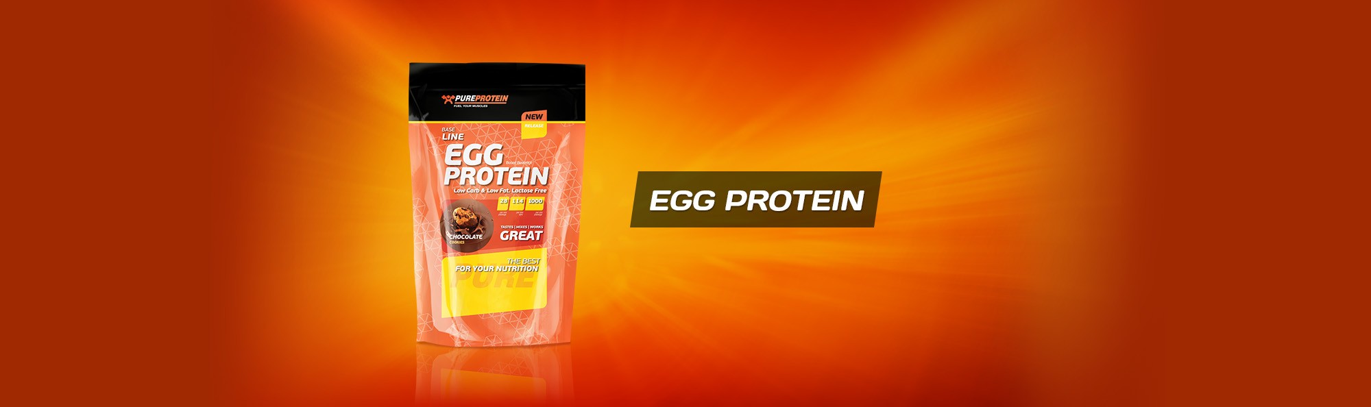 Яичный протеин Egg Protein Base Line от PureProtein