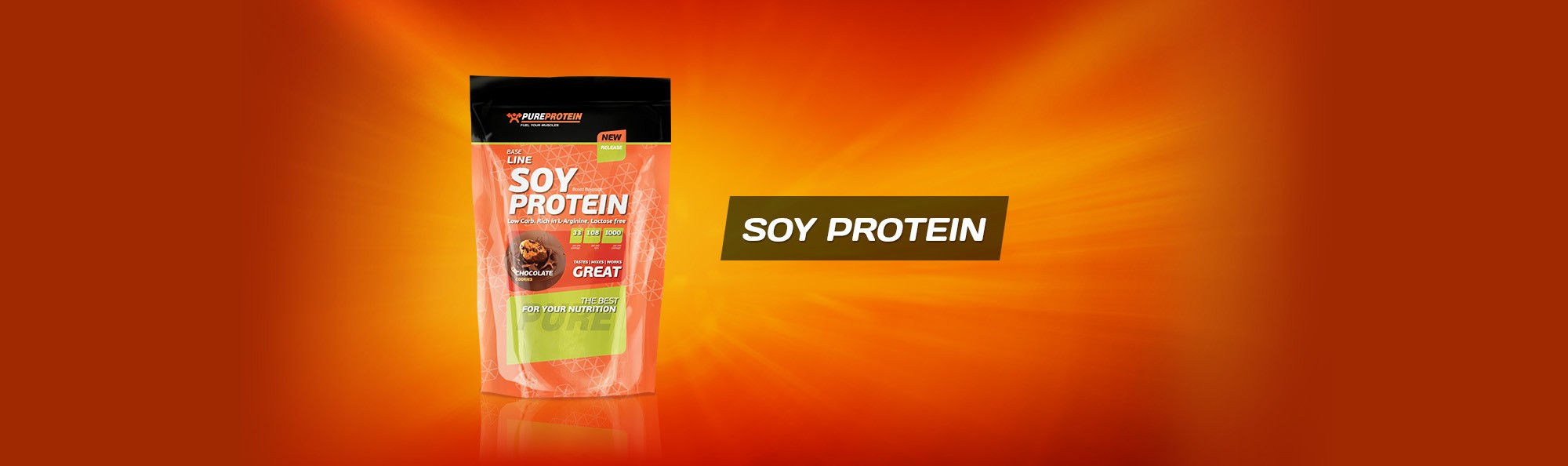 Соевый протеин Soy Protein Base Line от Pure Protein