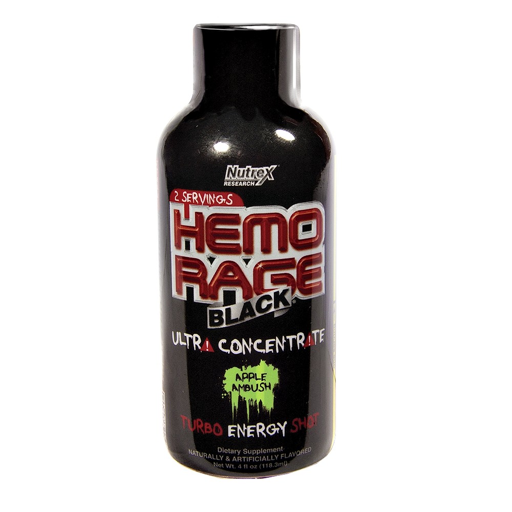 Nutrex Hemo Rage Black Ultra Concentrate Turbo Energy Shot