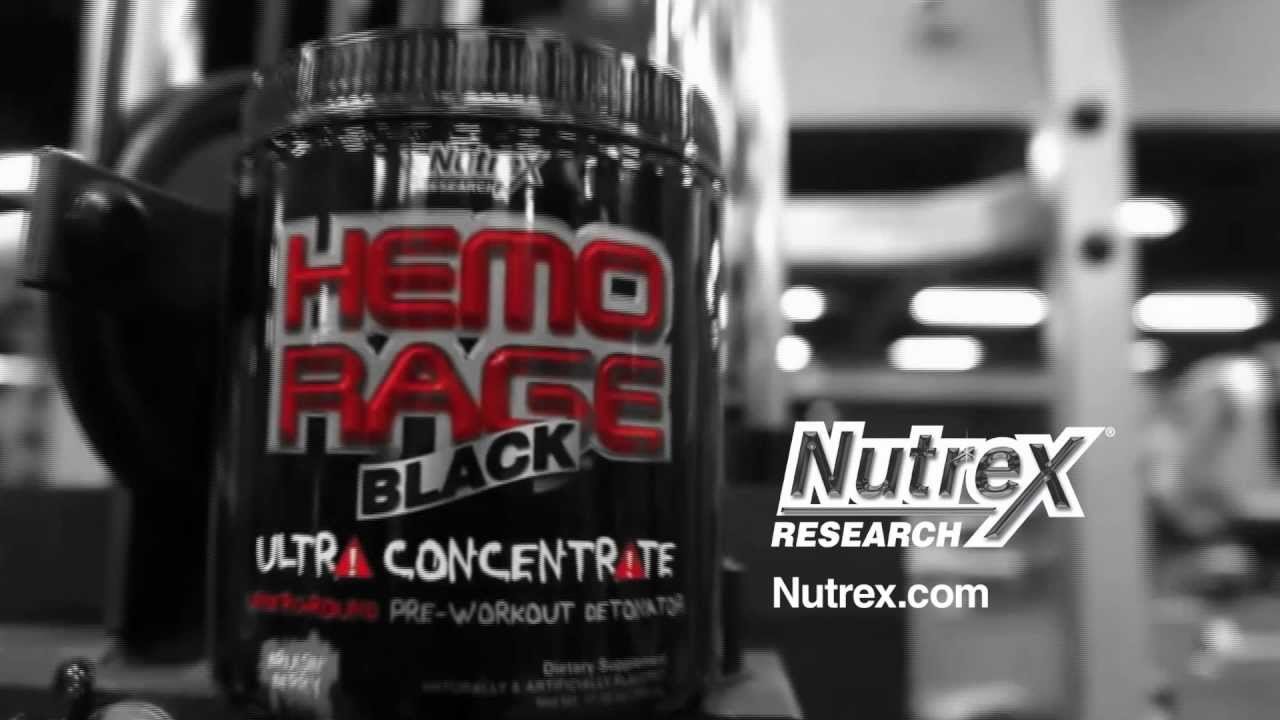 Nutrex Hemo Rage Black