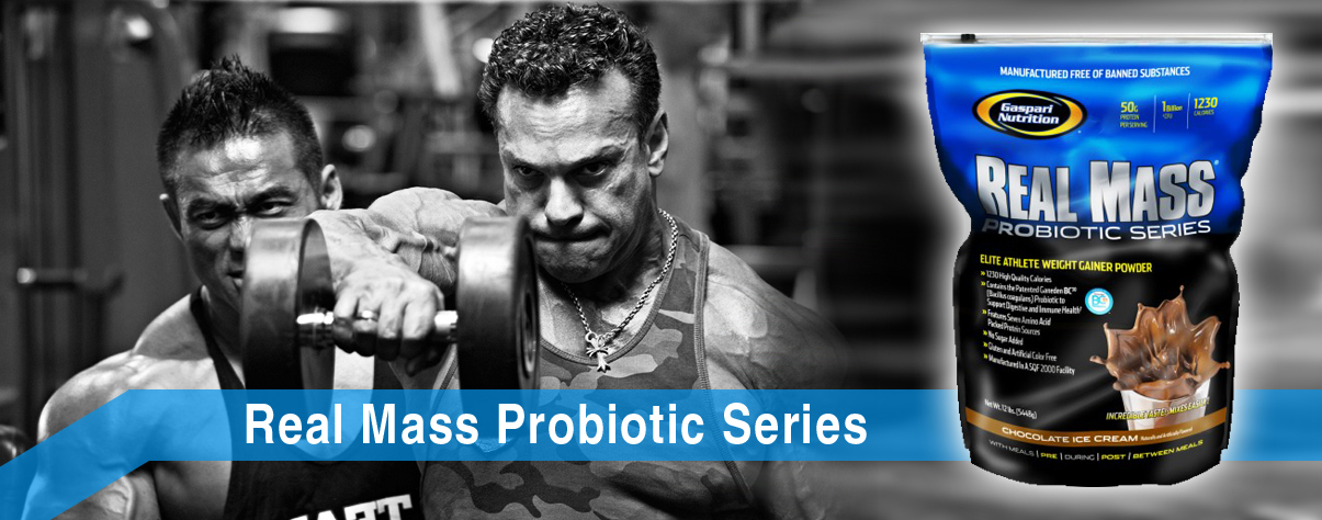 Gaspari Nutrition Real Mass Probiotic Series